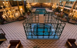 Hotel Atrium with Hot Tub and Pool