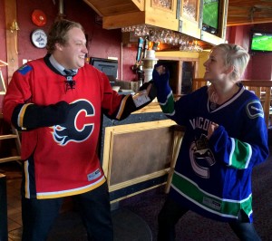 Flames-Canucks-Pub