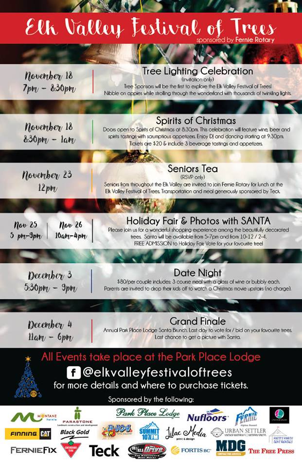 Date Night Saturday – Elk Valley Festival of Trees