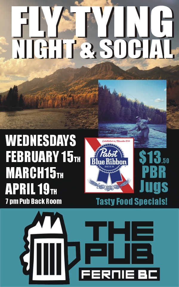 Pub Fly Tying Night & Social – Apr 19