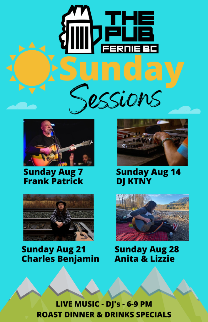 Summer Sunday Sessions in the Pub – Featuring DJ KTNY (AKA Derek Pettigrew)