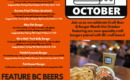 BC Craft Beer & Burger Month at the Pub – October 2023