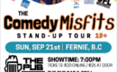 Comedy Misfits Stand-Up Tour in the Pub – Sunday September 21, 2025