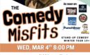 Comedy Misfits Stand-Up Tour in the Pub – Wednesday March 4, 2026